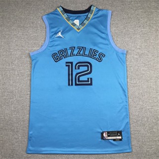 Grizzlies No. แฟชั่นคลาสสิก เสื้อกีฬาบาสเก็ตบอล ปักลายฉลากเมือง Morante Jersey Diamond Radiation 12 ชิ้น 836689