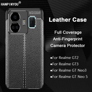 เคสหนังนิ่ม TPU เนื้อแมตต์ ป้องกันกล้องด้านหลัง สําหรับ Realme GT Neo 5 3 Neo5 Neo2 GT3 GT2 Pro