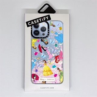 Casetify Disney【Princess series】เคสโทรศัพท์มือถือแบบแข็ง มีทรายไหล กันกระแทก ลายการ์ตูนดิสนีย์ สําหรับ iphone 14 Pro Max Plus 11 12 13 Pro Max