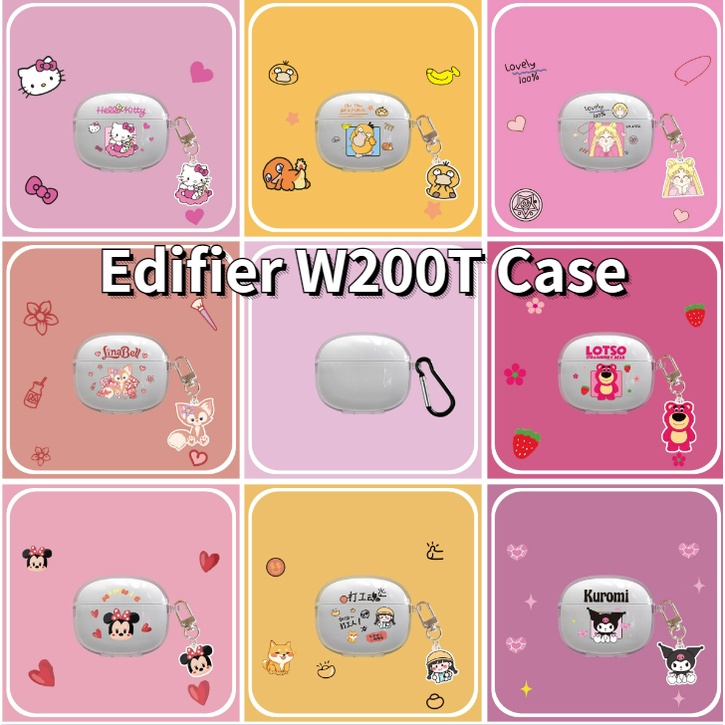 การ์ตูนใส Kuromi สําหรับ Edifier W200T ปลอกหูฟังแบบนุ่ม