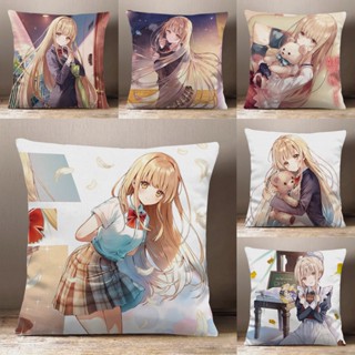 Shiina Mahiru Pillow The Angel Next Door Spoils Me Rotten Sleeping anime bedding animation Cushion ACGN Custom FujiMiya amane Throw pillows