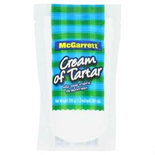 แม็กกาแรต ครีม ออฟ ทาร์ทาร์ ขนาด 200 กรัม McGarrett Cream of Tartar