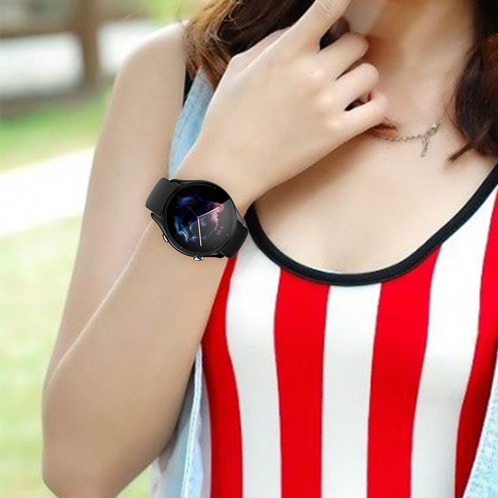 ตัวป้องกันหน้าจอ แบบเต็ม สําหรับ Huami Amazfit GTR3 GTR 3 pro เคสซิลิโคน กรอบป้องกัน นาฬิกา