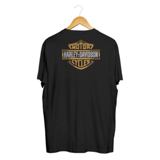 ขายเสื้อยืด พิมพ์ลายรถจักรยานยนต์ Harley Davidson Eagle（S-5XL）