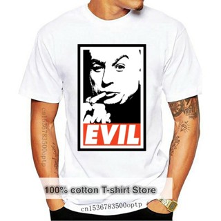 [S-5XL] เสื้อยืดลําลอง เข้ากับทุกการแต่งกาย สําหรับผู้ชาย ภาพยนตร์ตลก evil dr evil evil dr austin powers mike myers 4672