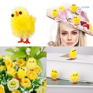 【CH*】 60pcs Easter Mini Fluffy Chicks Egg Hunt Supplies Kid  Stuffed Plush Chicken