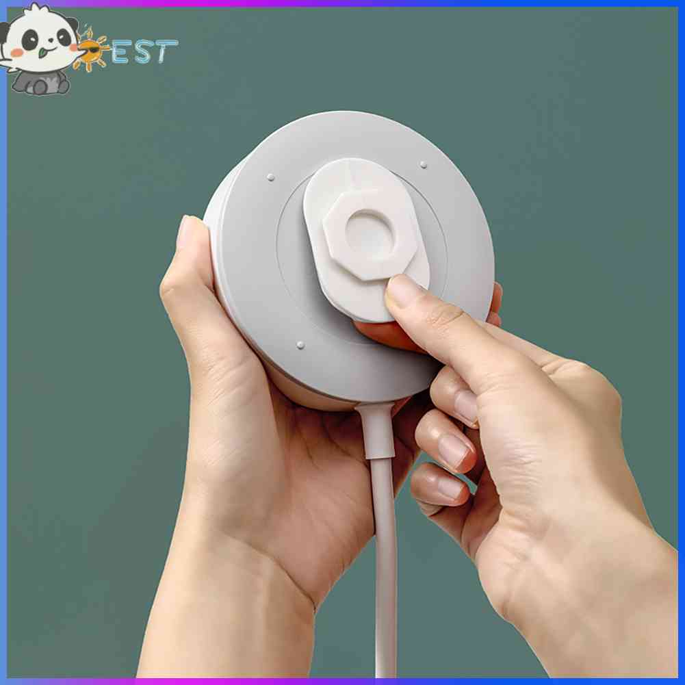 ❉THEBEST❉ Wall-mounted WiFi Router Storage Rack Self-Adhesive Insert Type Power Outlets Organizer Punch Free Reusable