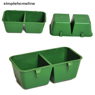 [simplehomeline] ชามพลาสติก สําหรับใส่อาหารนกแก้ว พร้อมส่ง