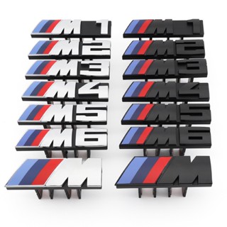 สติกเกอร์โลโก้ M ติดกระจังหน้ารถยนต์ สําหรับ BMW X3X1 New 5 Series 4 Series 3 Series