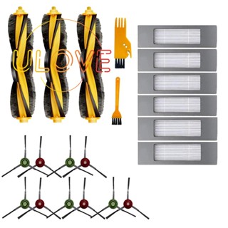 ชุดแปรงหลัก แปรงด้านข้าง แผ่นกรอง แบบเปลี่ยน สําหรับหุ่นยนต์ดูดฝุ่น Ecovacs Deebot Ozmo 920 950 T8 Max T8 Aivi N8+ N8 Pro Plus N8 Pro