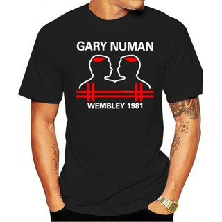 เสื้อยืดผ้าฝ้าย 100% พิมพ์ลาย Gary Numan (Tubeway Army) Wembley 1981 Fairwell Concert Replica สไตล์คลาสสิก แฟชั่นสํ_03