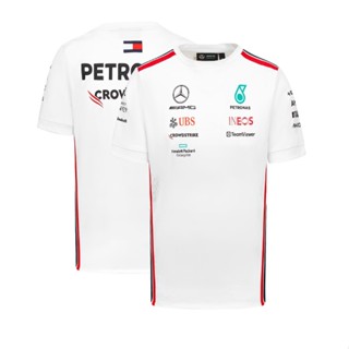 ใหม่ เสื้อยืดแขนสั้น แบบแห้งเร็ว F1 สําหรับเด็กผู้ชาย 2023