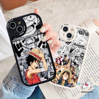 เคสโทรศัพท์มือถือ ลายการ์ตูนอนิเมะ One Piece สําหรับ Redmi 10 A1 12C 9 10C K40s 9A 10A 9C 9T Note 10 11 10s 11s 10Pro 8 9 9Pro 9s 11Pro + 8Pro POCO X3 NFC Pro M3 F4 Mi 12 11 Lite 11T เคสนิ่ม ลายลูฟี่น่ารัก