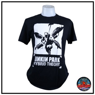 เสื้อยืดคอกลมเสื้อวง Linkin Park แท้S-5XL