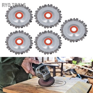 Ryo Tools 5PCS เครื่องบดมุมไฟฟ้าแผ่นเลื่อยโซ่โลหะแผ่นล้อแกะสลักไม้มัลติฟังก์ชั่น