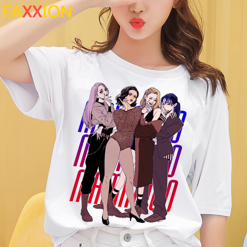 【Ready Stock】♂Hip Hop Casual Top Tees Mamamoo Streetwear  Unisex T-shirt  Graphic Summer Tshirt  Cro_07