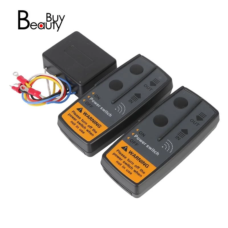 2.4g 12V 24V ไฟฟ้า Winch สวิทช์รีโมทคอนโทรลไร้สายสําหรับ Off-Road ATV Trailer 72W