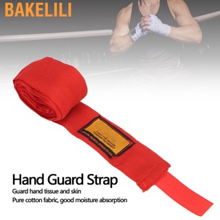 Bakelili 2PCS Cotton Hand Guard Straps Sweat Absorbing Wrist Belt Wraps for Boxing Sports Training