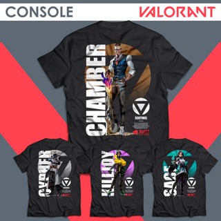 Ztore Console Valorant  Sentinels Characters Collection Gaming Cotton T-Shirt Unisex Tee_01