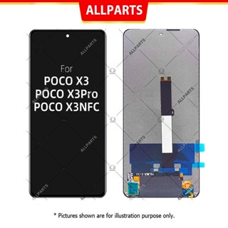 Display​ จอ ทัช สำหรับ XIAOMI POCO X3 X3 Pro X3 NFC LCD  หน้าจอ พร้อมทัชสกรีน