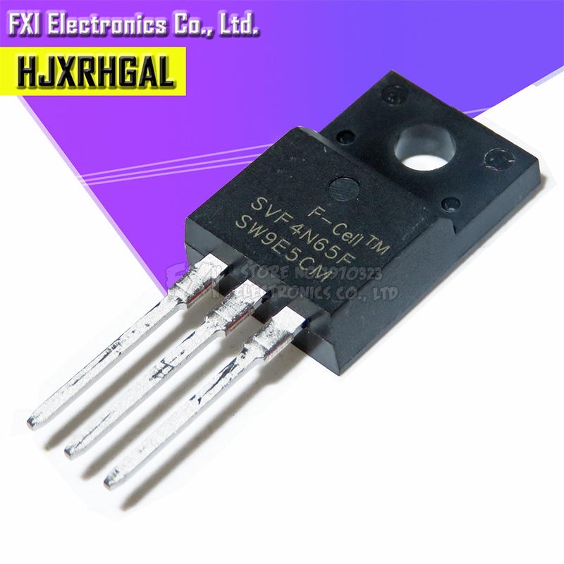 10pcs SVF4N65F TO-220F 4N65F SVD4N65F TO-220 SVF4N65 650V 4A SVF7N65F SVF12N65F ปลั๊กตรง