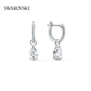 [ของแท้ พร้อมส่ง] Swarovski Swarovski ATTRACT ต่างหูอัจฉริยะ ของขวัญ สําหรับผู้หญิง