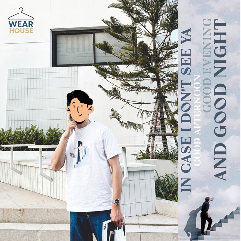 WEARHOUSE : T-Shirt เสื้อยืด สีขาว, The Truman Show_07