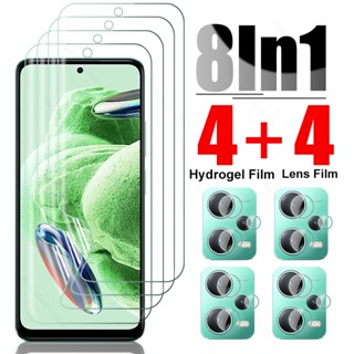 8To1 999D Soft Hydrogel Film For Redmi Note 12 5G Screen Protectors Camera Glass Readmi Redmy Note12 Pro Plus Pro+ 5G 2023 6.67"