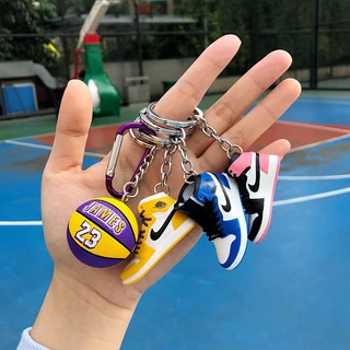 AJ รองเท้า mold keyfob nba บาสเกตบอล kobe มินิบาสเกตบอลของขวัญเครื่องประดับรองเท้า