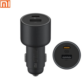 สาย USB Xiaomi ที่ชาร์จในรถยนต์ แบบชาร์จเร็ว 1A1C 100W USB-C 100W MAX ชาร์จเร็ว USB-A เอาท์พุต USB-C พอร์ตคู่