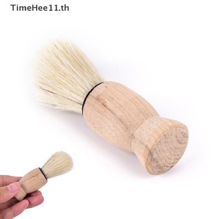 TimeHee   1x pro  handle badger hair beard shaving brush for men mustache barber tool1x Professional Wood Handle Beard Shaving   TH