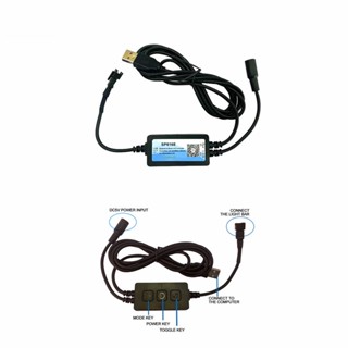 Sp616e อุปกรณ์ควบคุมไฟแบ็คไลท์ หน้าจอมอนิเตอร์ USB สําหรับแถบไฟ LED DC5V WS2812