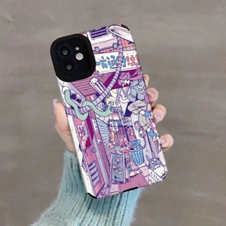 เคสโทรศัพท์มือถือนิ่ม ลายการ์ตูนมังงะ สไตล์ญี่ปุ่น เกาหลี สําหรับ Iphone Apple 11 12 13 14promax 11PROMAX 14plus xr xs xsmax 6S 7PLUS 8PLUS