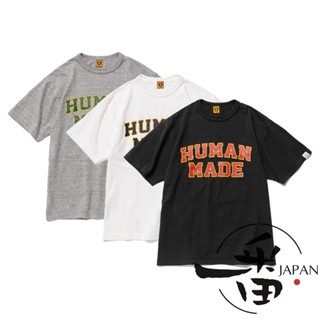 Human MADE #เสื้อยืดแขนสั้น ผ้าฝ้าย พิมพ์ลาย MONOGRAM สองด้าน 2307