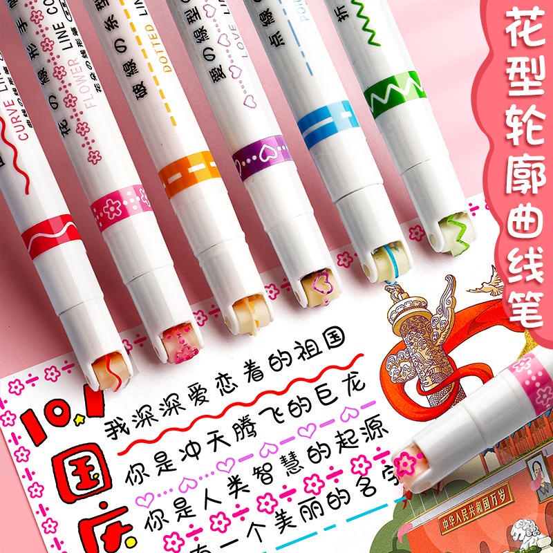 Ohaya ปากกามาร์กเกอร์ ไฮไลท์ เรืองแสง 18 สี สําหรับนักเรียน DIY