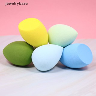 [jewelrybase] พัฟฟองน้ําแต่งหน้า รูปหยดน้ํา สีสันสดใส