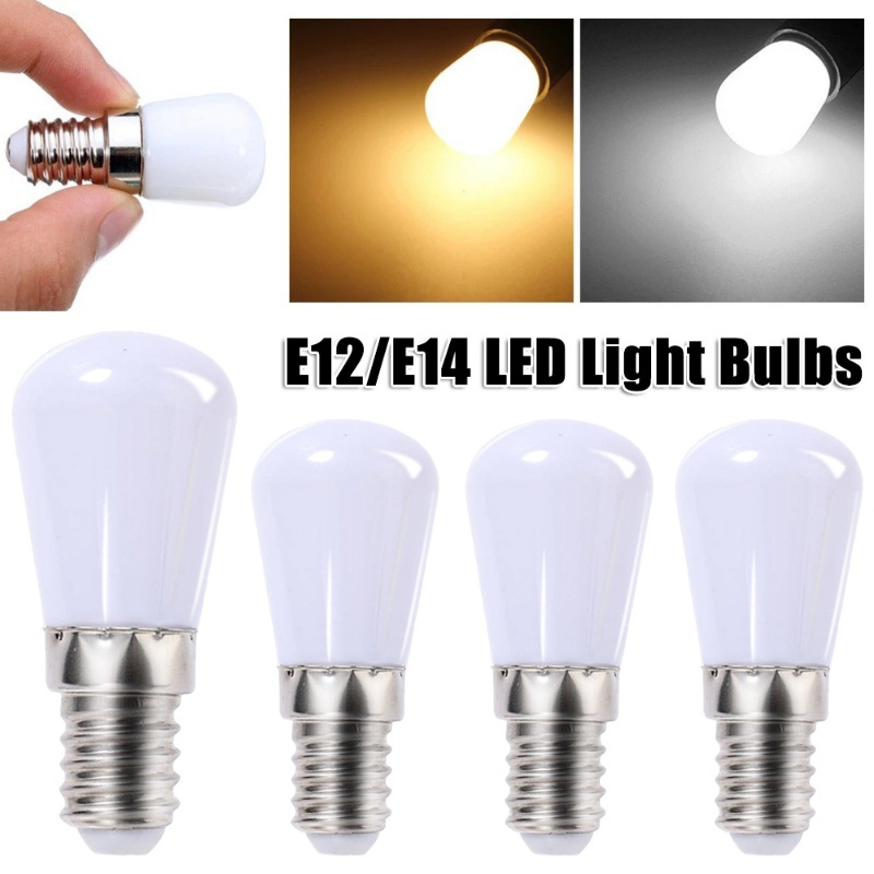 หลอดไฟ LED E12 ขนาดเล็ก ประหยัดพลังงาน สีขาวอบอุ่น แบบเปลี่ยน สําหรับบ้าน ตู้เย็น ตู้