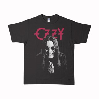 [S-5XL]เสื้อยืด พิมพ์ลายดนตรี OZZY OSBOURNE 2 BAND METAL สําหรับผู้ชาย