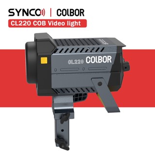 Synco COLBOR CL220 200W Photography Lighting CRI97 Bi-Color 2700-6500K  COB Video Light  for Live Streaming Studio Lamp Vlog Photo