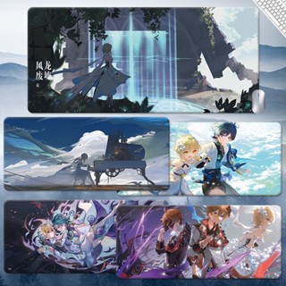 Genshin Impact Mouse Pad Lumine computer pad Aether customized Traveler keyboard pad Wanderer anime Xiao ACGN table pad Zhongli animation Honkai Impact 3 game Honkai: Star Rail Rubber Upholstered Tartaglia Childe