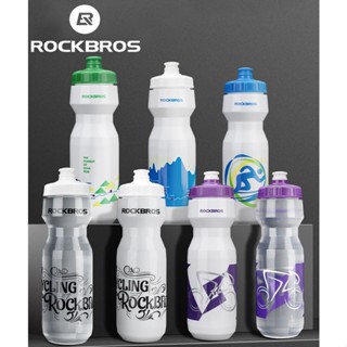 Rockbros ขวดน้ํา ปลอด BPA 600 มล. 750 มล. กันรั่ว สําหรับเล่นกีฬา กลางแจ้ง หรือออกกําลังกาย 24 ออนซ์