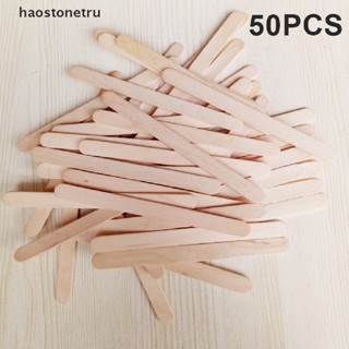 OST  50pcs Sticks Wood Ice Cream Stick for Silicone Mold Party Event Cakesicle Stick N