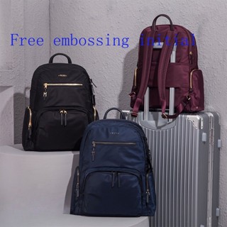 【พร้อมส่ง】 Voyageur ใหม่ กระเป๋าเป้สะพายหลัง ผ้าไนล่อน tumi ใส่คอมพิวเตอร์ได้ สําหรับผู้หญิง 196300D