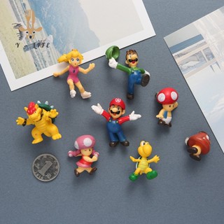 สติกเกอร์แม่เหล็กติดตู้เย็น ลาย Mario Brother DIY สําหรับตกแต่งสํานักงาน