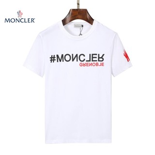 5028 เสื้อยืดแขนสั้น พิมพ์ลายตัวอักษร moncle สําหรับผู้ชาย 001 8390T