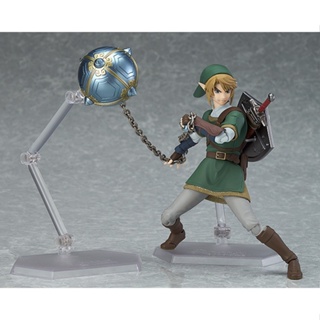 ((พร้อมส่ง) ฟิกเกอร์ The Legend of Zelda Figma 320 Twilight Princess Link Deluxe Edition Zelda ขยับได้ PVYV