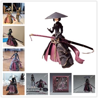 โมเดลฟิกเกอร์ Figma 549 Falslander Ronin Change Face Anime Articulado Aberdeen สําหรับตกแต่งสํานักงาน