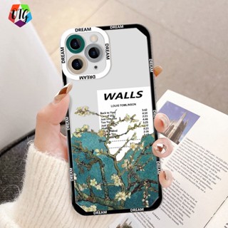 โปร่งใส อ่อน เคสโทรศัพท์ สำหรับไอโฟน 11 14 12 13 pro max 7 8 14 plus X XS Max XR SE2020 ต้นไม้และดอกไม้ กรณี