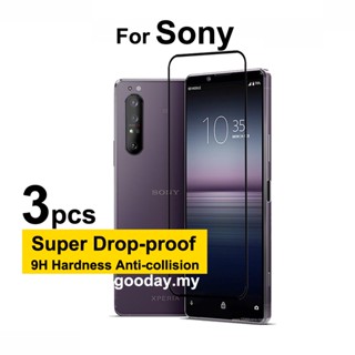 ฟิล์มกระจกนิรภัยกันรอยหน้าจอ กันตก สําหรับ Sony Xperia 1 ii Xperia 1 ii 1 iii 5 iii 10 ii 10 iii Lite Sony Xperia 10 IV 1 IV 5 IV Pro-i 3 ชิ้น