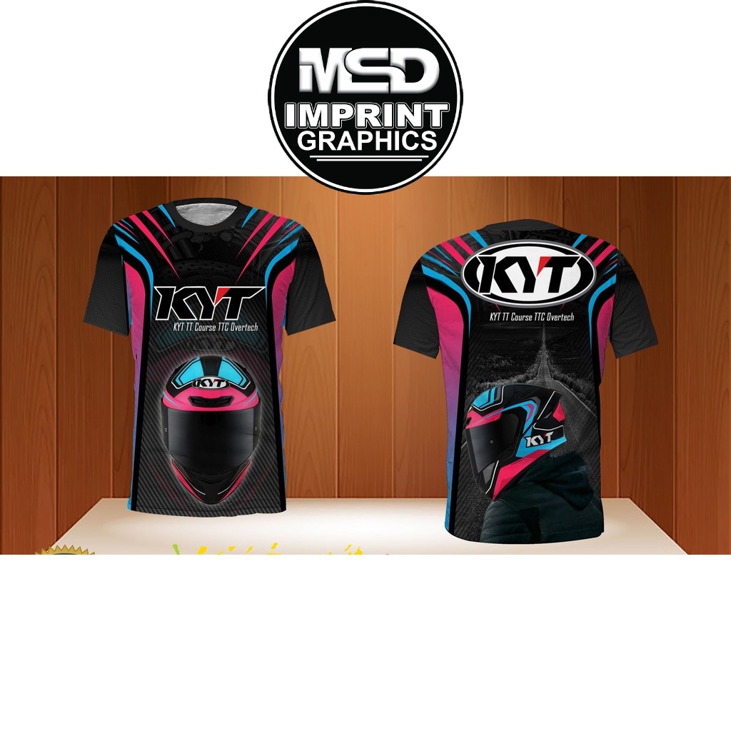 2023 ใหม่ KYT HELMET Full Sublimation T-shirtready